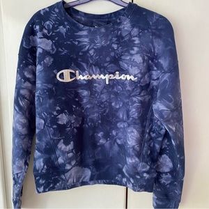 Champion tie dye crewneck